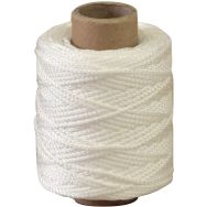 Lot de 10 Cordeau tressé en polypropylène blanc - 85m