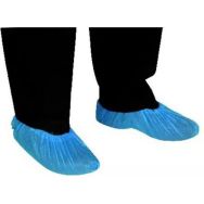 Lot de 10 Couvre chaussures polyéthylène - Bleu