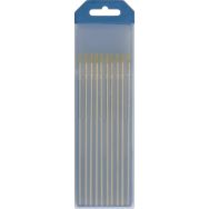 Lot de 10 Electrodes TUNGSTENE LANTHANE WL15 de diamètre 3,2 - Or