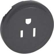 Lot de 10 Enjoliveur pour prise 2P+T à puits des différents couleurs