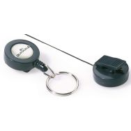 Lot de 10 Enrouleur pour badge avec anneau métaliique