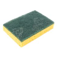 Lot de 10 Eponge a récurrer jaune et verte - 3M