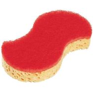 Lot de 10 Éponges à récurer - Ergonomique - Spontex rouge