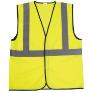 Lot de 10 Gilet haute visibilité Jaune taille M - Manutan