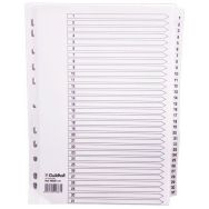 Lot de 10 Intercalaires à touches plastifiées - 31 touches 1 à 31 A4