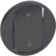 Lot de 10 Interrupteur pour commande VMC graphite
