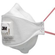 Lot de 10 Masque antipoussières 3M Aura FFP3 avec soupape série 9332