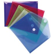 Lot de 10 Mini pochettes-enveloppes polypropylène - A5