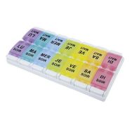 Lot de 10 Pilulier hebdomadaire matin / soir - Arvix