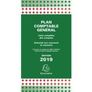 Lot de 10 Plan comptable général avec couverture plastique 17,5x9cm