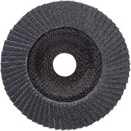 Lot de 10 Plateau à lamelles X571 pour métaux diamètre 115 mm, grain 60, coudé