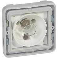 Lot de 10 Plexo voyant de balisage 250v composable gris