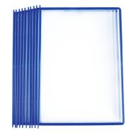 Lot de 10 Poche à pivots Easy Load - A4 - PP - bleu