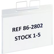 Lot de 10 Poche logistique à accrocher - paysage - A4