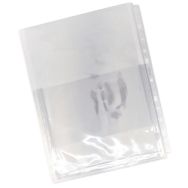 Lot de 10 Pochette PVC A4 avec soufflet 2 cm et rabat