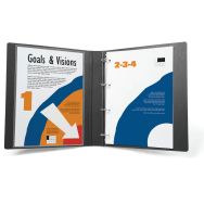 Lot de 10 Pochette adhésive A3 - permament - grand coté