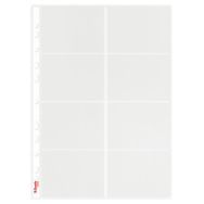 Lot de 10 Pochette perforée 16 cartes de visite