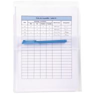 Lot de 10 Pochettes adhésives à soufflet - PP Haute Qualité 20/100e - A4