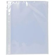 Lot de 10 Pochettes polypropylène grainé pour protège-documents à anneaux