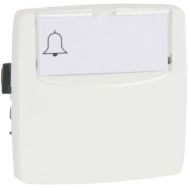 Lot de 10 Poussoir porte-étiquette 6 A - 250 V avec contact inverseur