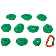 Lot de 10 Prises d'escalade - Entre Prises - Pulse Feet XS orange fluo