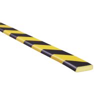Lot de 10 Profilé de protection Noir/Jaune Type A+ en 10x1m