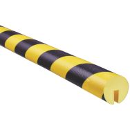 Lot de 10 Profilé de protection Noir/Jaune Type B+ en 10x1m