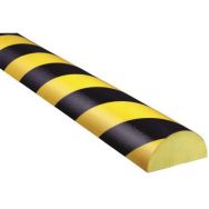 Lot de 10 Profilé de protection Noir/Jaune Type C+ en 10x1m