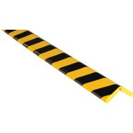 Lot de 10 Profilé de protection Noir/Jaune Type H+ Flex en 10x1m