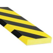 Lot de 10 Profilé de protection Noir/Jaune Type S en 10x1m