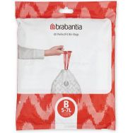 Lot de 10 Sac poubelle Code B 5-7L - 40 sacs - Brabantia