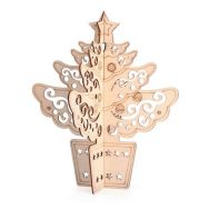 Sapins à plat à colorier (lot de 10)