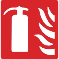 Lot de 10 Signalisation au sol - Extincteur - 470X480MM