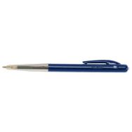 Lot de 10 Stylos Bic M 10 Clic - Pointe :Métal - Bleu