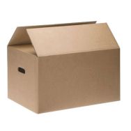 Lot de 10 caisse de déménagement - Double cannelure - À poignée