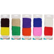 Lot de 10 cordons colorés de 18m, non élastique