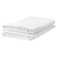 Lot de 10 draps housses unis 60 x 120 cm, coloris Blanc