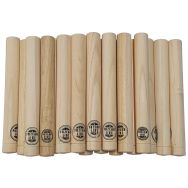 Lot de 10 paires de claves 18 cm acacia ref 7709-Fuzeau