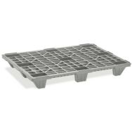 Lot de 10 palettes emboitables et recyclées - 9 plots - MDM