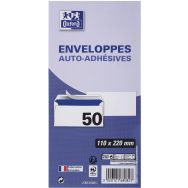 Lot de 1200 Enveloppes 110x220 80g auto adhésives