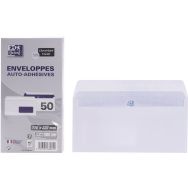 Lot de 1200 Enveloppes 110x220 80g auto adhésives fenêtre