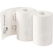 Lot de 120 Bobine pour tickets de carte bancaire 57x40mm - 18m