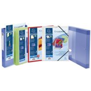 Lot de 12 Classeur 2 anneaux 30mm polypropylène chromaline 10/10e Krea Cover