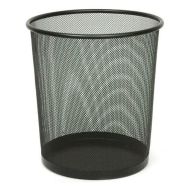 Lot de 12 Corbeille à papier 19L Noir