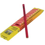 Lot de 12 Crayon rouge charpentier