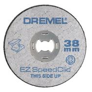 Lot de 12 Disques ez speedclic diamètre 38mm ep 1.2 mm / métaux