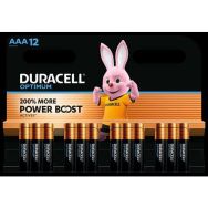 Lot de 12 Duracell Optimum AAA x 12