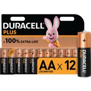 Lot de 12 Duracell Plus 100% AA X12