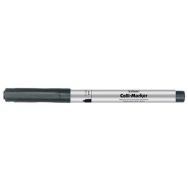 Lot de 12 Marqueur permanent, pointe ogive, boitier plastique