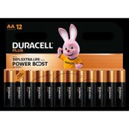 Lot de 12 Pile alcaline AA Plus Powerboost - Duracell